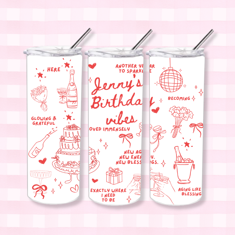 Birthday Vibes Tumbler