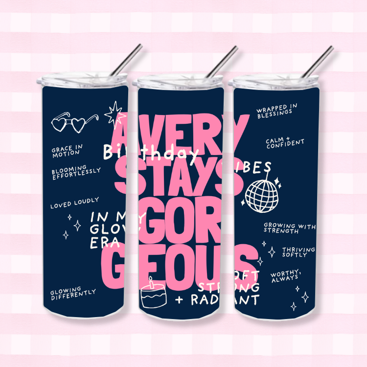Stay Gorgeous Personalized Tumbler