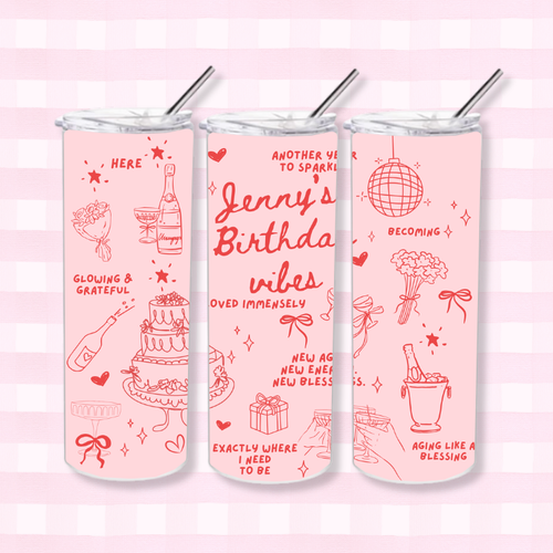 Birthday Vibes Tumbler