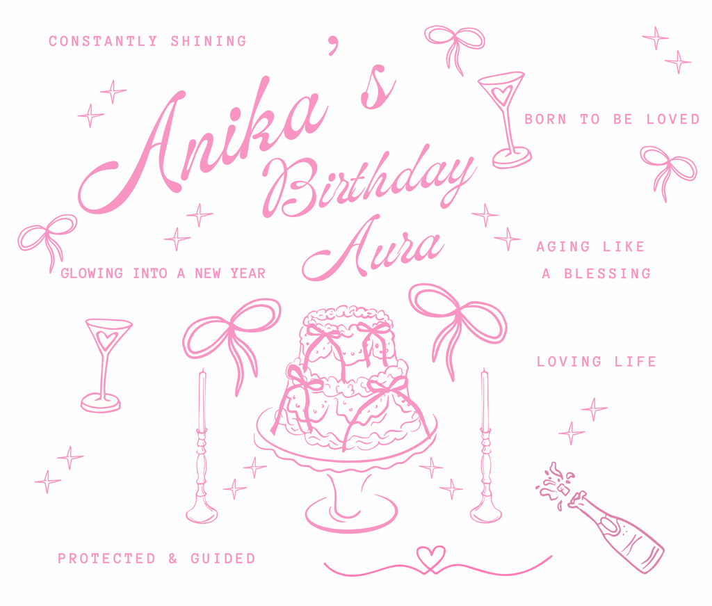 Birthday Aura Personalized Tumbler