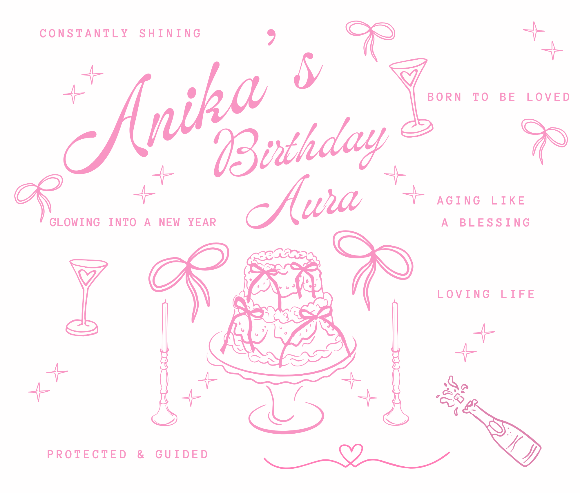 Birthday Aura Personalized Tumbler