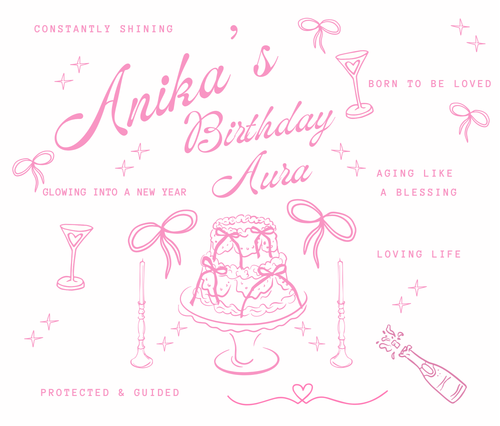 Birthday Aura Personalized Tumbler